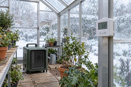 Så placerar du termostaten i växthuset
