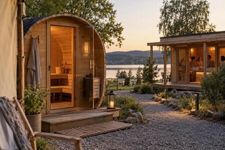 Privat eller gemensam bastu för glamping?