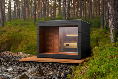 Osa – Rymlig utomhusbastu med terrass | Lyxfönster